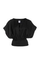 Moda Operandi Esse Studios Ribbed-knit Cotton Blouse