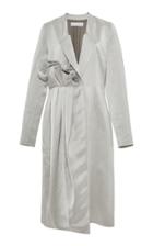 Marina Moscone Dress Jacket With Ruffle