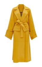 Tome Belted Crepe Trench Coat