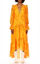 Moda Operandi Amur Allegra Ruffle-trimmed Chiffon Gown
