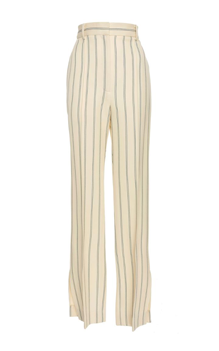 Khaite Delilah Striped Wide-leg Pants