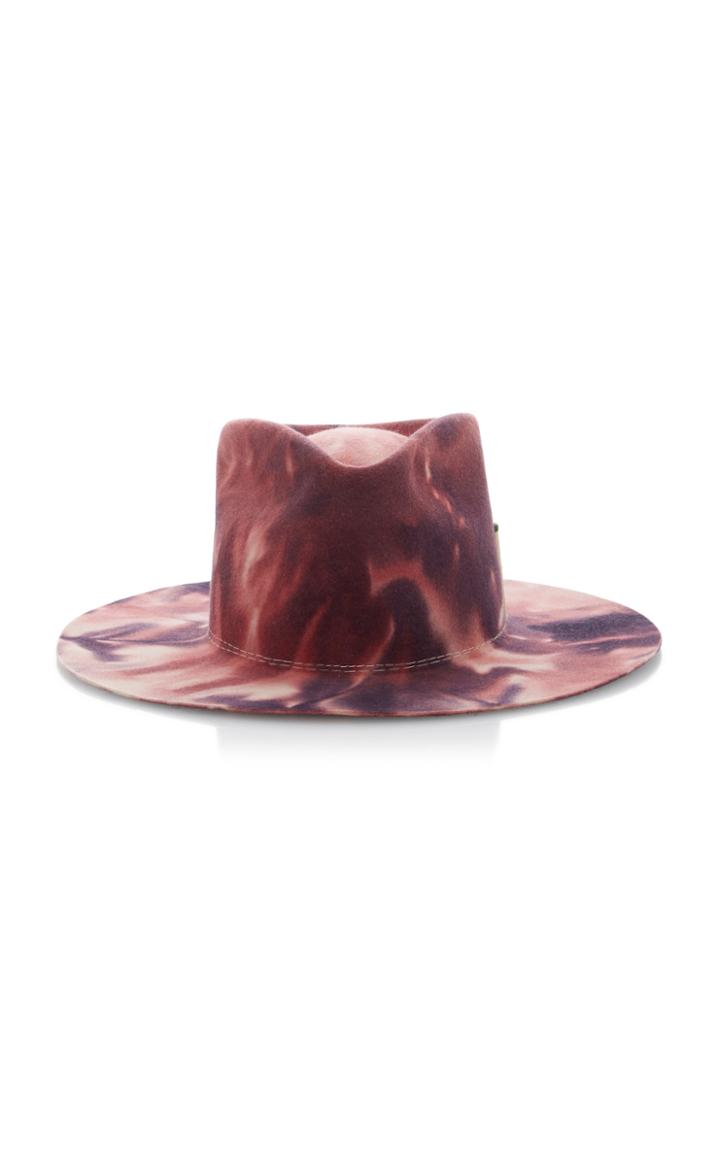 Nick Fouquet Midnight Mystic Tie-dyed Felt Fedora