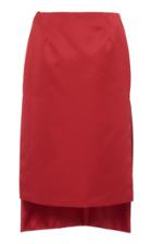 N 21 N&deg;21 Carlina High-waisted Wrap-effect Satin Skirt