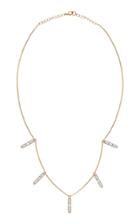 Ashley Zhang Fringe 14k Gold Diamond Necklace