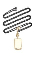 Moda Operandi Monica Rich Kosann 18k Yellow Gold Horseshoe Locket With Curb Bail
