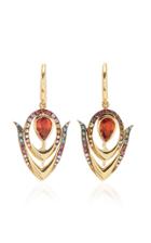 Ele Karela Marigold Hearts Multi-stone Earrings