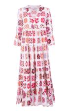 Moda Operandi La Doublej Jennifer Jane Tiered Printed Cotton Midi Dress