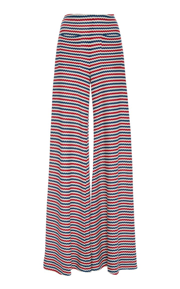 Hellessy Luc Crocheted Striped Pant