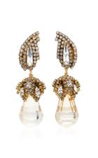 Erickson Beamon Valley Of The Dolls 24k Gold Crystal Earrings