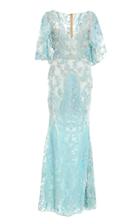 Patbo Patricia Bonaldi Lace Gown With Flutter Sleeves