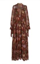 Moda Operandi Brock Collection Rowa Silk Long-sleeve Dress