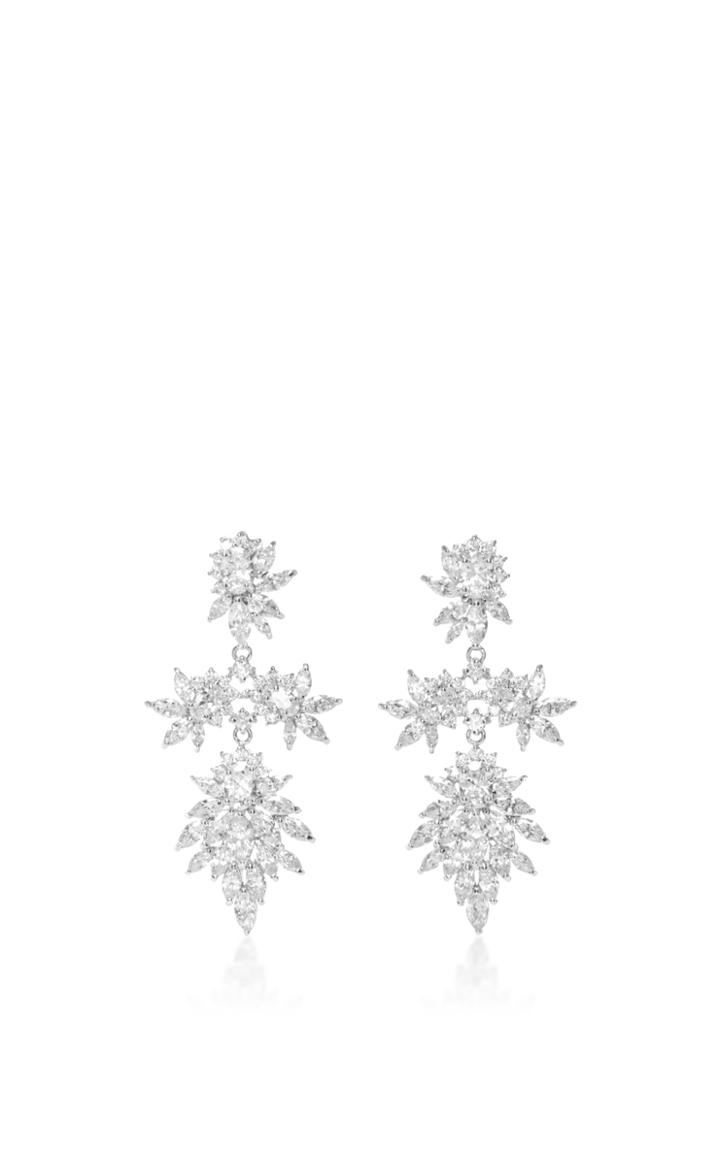 Fallon Cluster Marquis Earrings