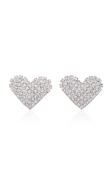 Jennifer Behr Cupid Heart Crystal Earrings