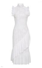 Nina Tiari Patchwork Eyelet Dress
