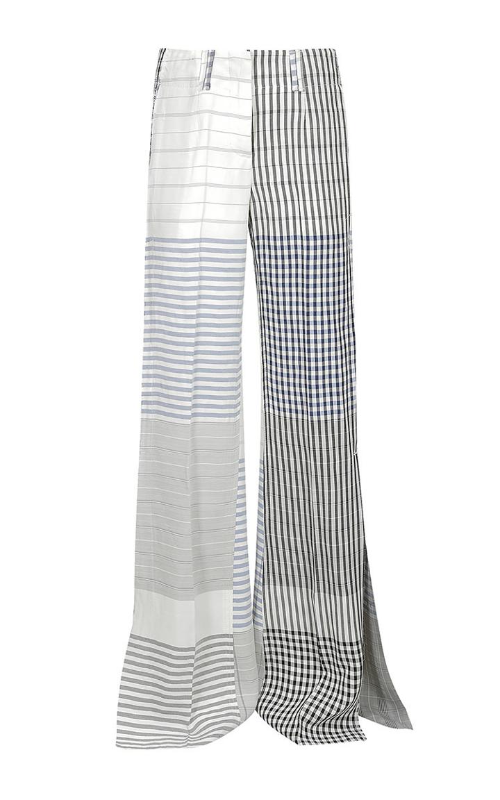 Dondup Hugey Flared Checkered Trousers