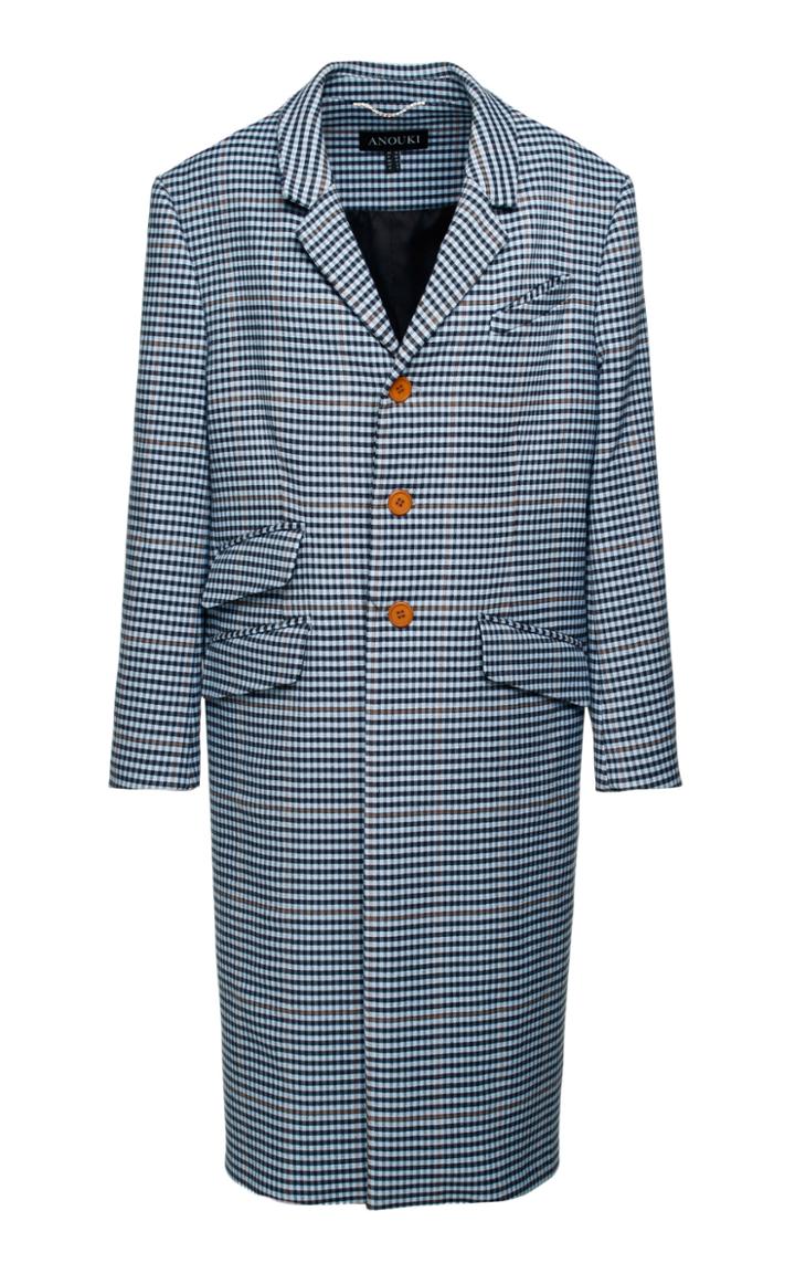 Anouki Wool Blend Structured Coat