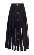 Rejina Pyo Olivia Pleat Panelled Midi Skirt