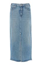 Proenza Schouler Pswl Denim Midi Skirt