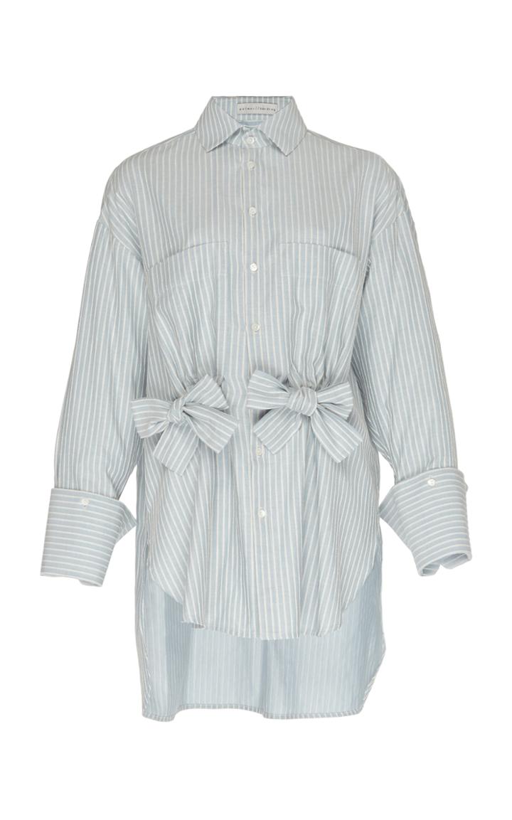 Palmer/harding Palmer//harding Boyfriend Relaxed Tie Shirt