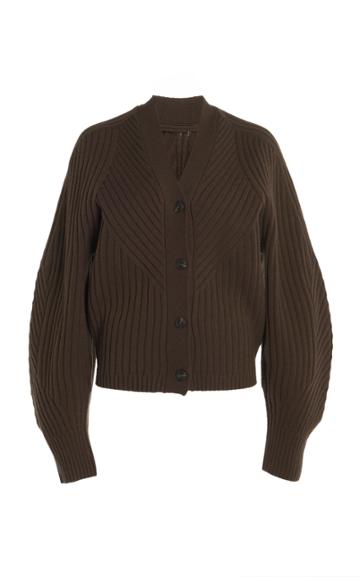 Low Classic Ribbed Knit Cardigan