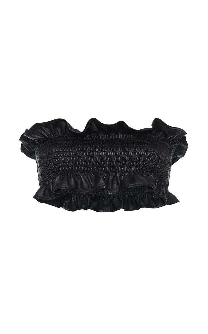 Marni Leather Bandeau Top