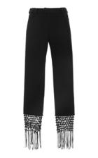 Rosie Assoulin Bead And Fringe Pedal Pushers Pants