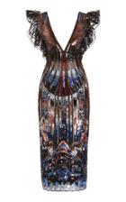 Moda Operandi Zuhair Murad Pleated Silk-blend Gown