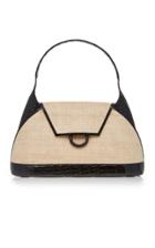 Nancy Gonzalez Canvas Top Handle With Croc