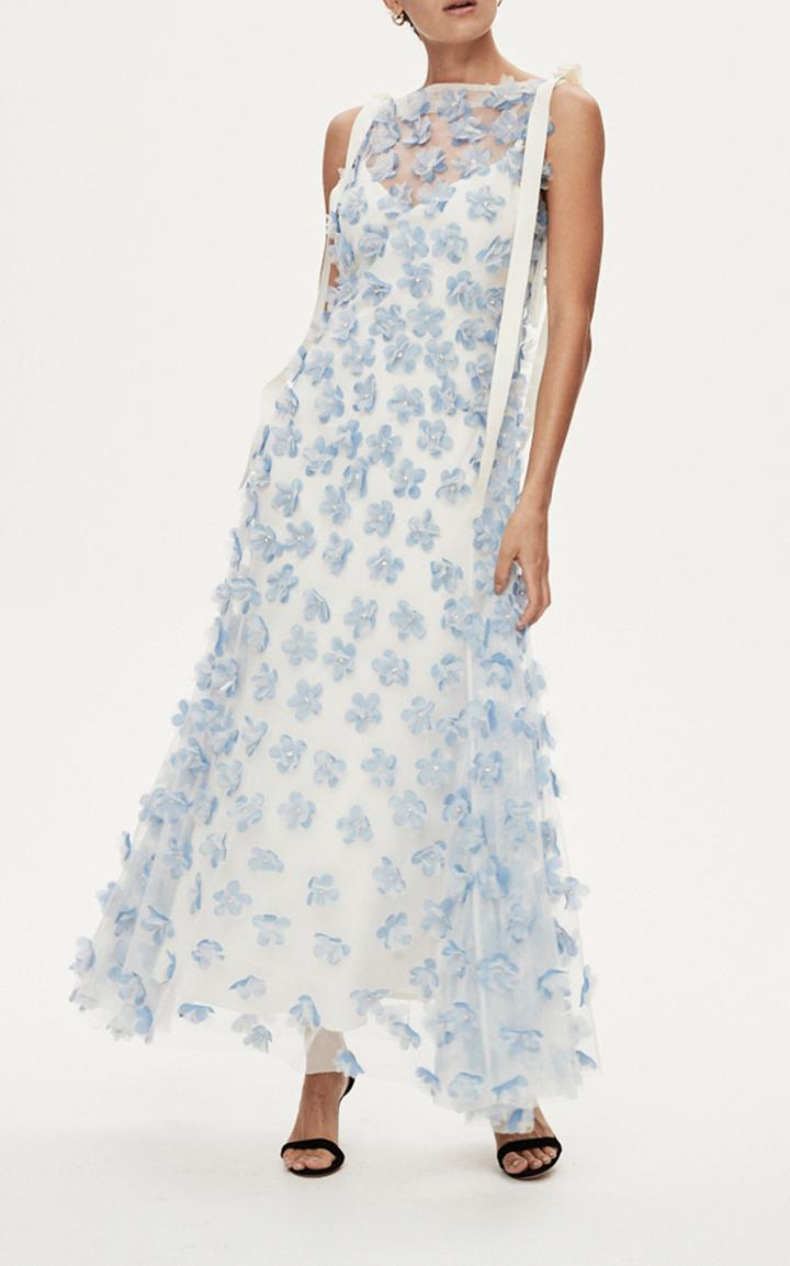 Moda Operandi Rachel Gilbert Tommy Embellished Organza Gown