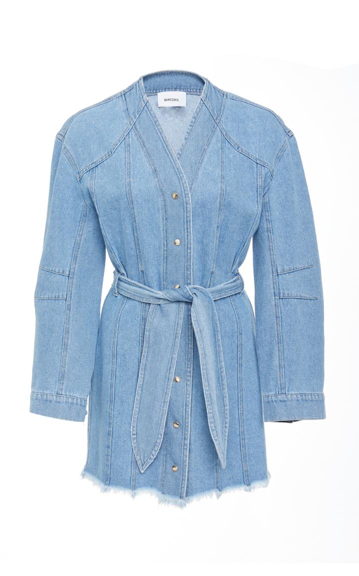 Nanushka Iris Denim Dress