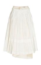 Simone Rocha Deconstructed Pleated Taffeta Skirt