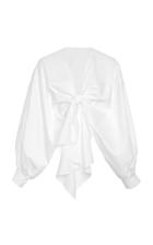 Johanna Ortiz M'o Exclusive Gabon Stretch Cotton Poplin Top