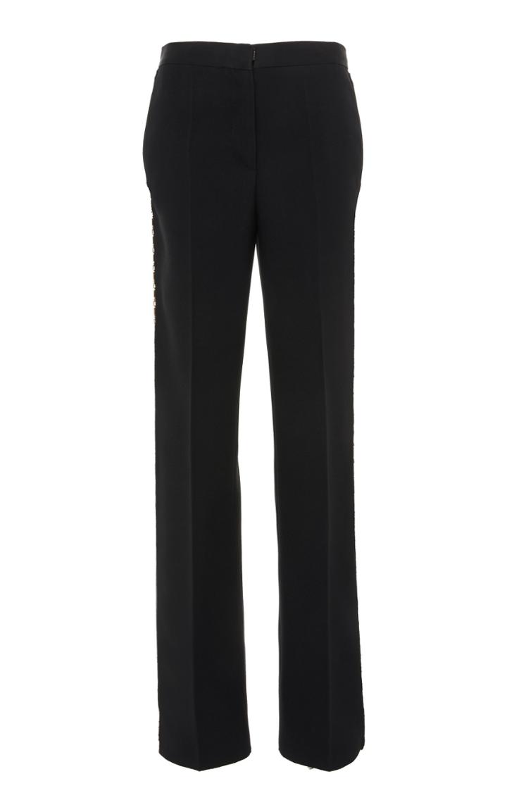 Versace High-rise Straight-leg Chain Pants