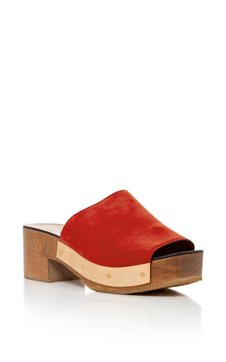 Rosetta Getty Suede Clog