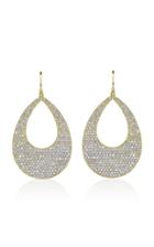 Moda Operandi Irene Neuwirth Large Opean Tear Drop Pave Earrings