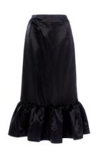 Rahul Mishra Satin Ruffled Skirt