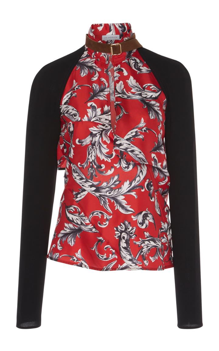 J.w.anderson Filigree Print Raglan Top