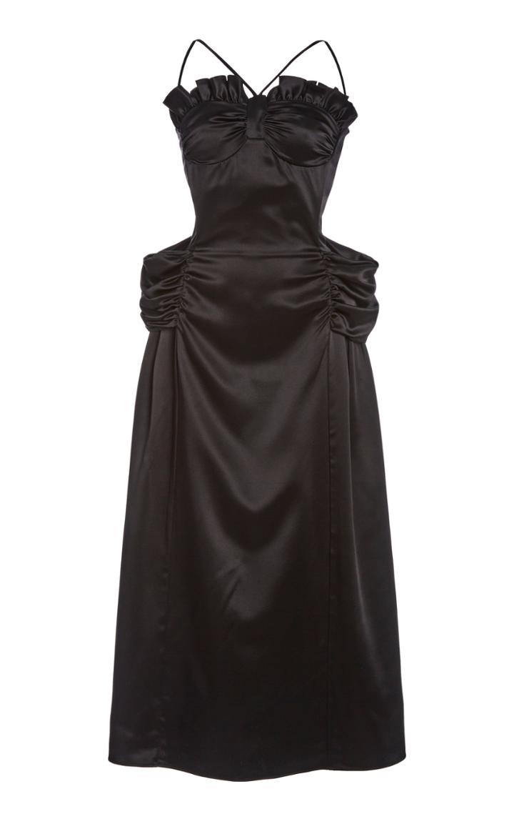 Moda Operandi Rodarte Hooded Satin Cape