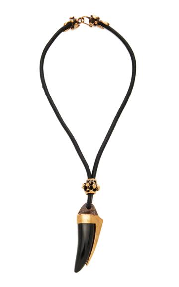 Moda Operandi Lisa Eisner Wyoming Black Jade Tooth Necklace