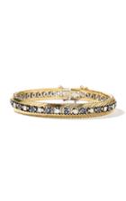 Moda Operandi Windsor Jewelers 18k Yellow Gold & Platinum Vintage Cable Bracelet Wit