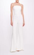 Moda Operandi Pamella Roland Stretch Crepe Strapless Jumpsuit