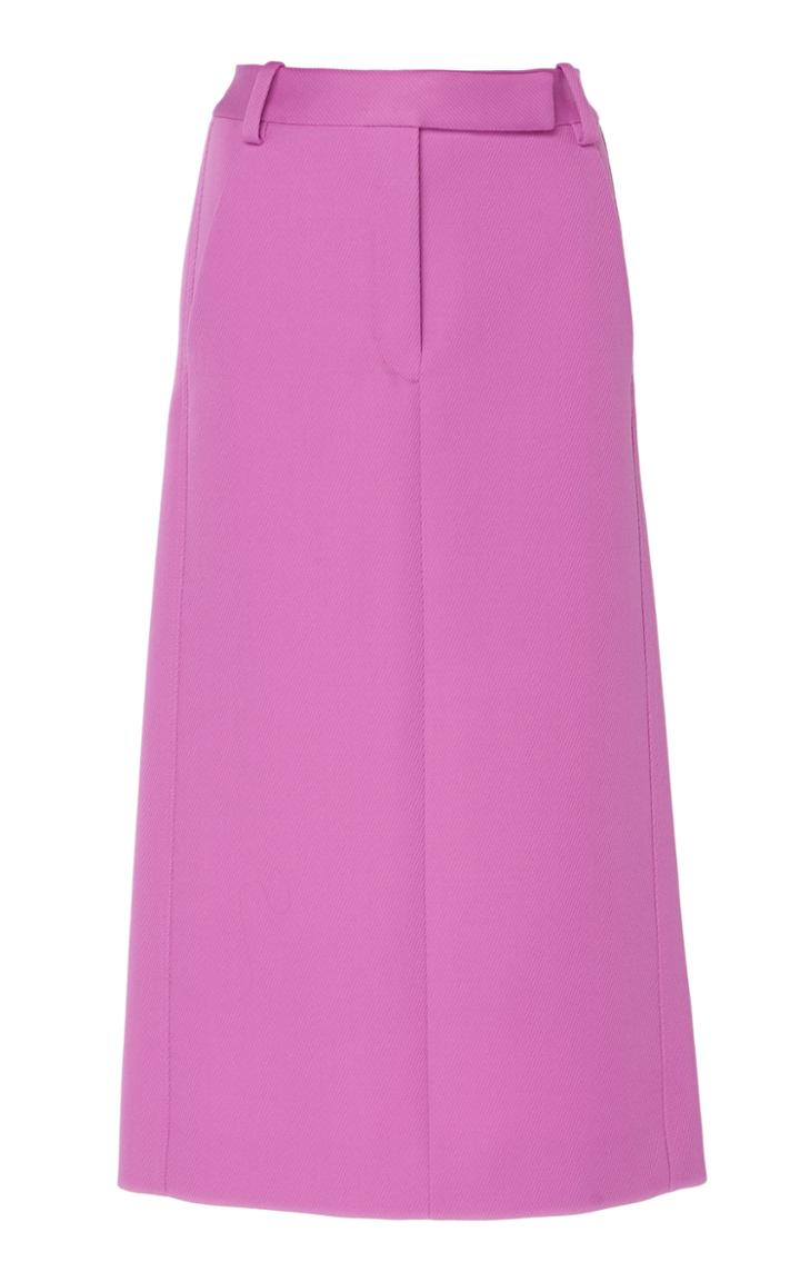 Cyclas Wool Jersey Fitted Skirt