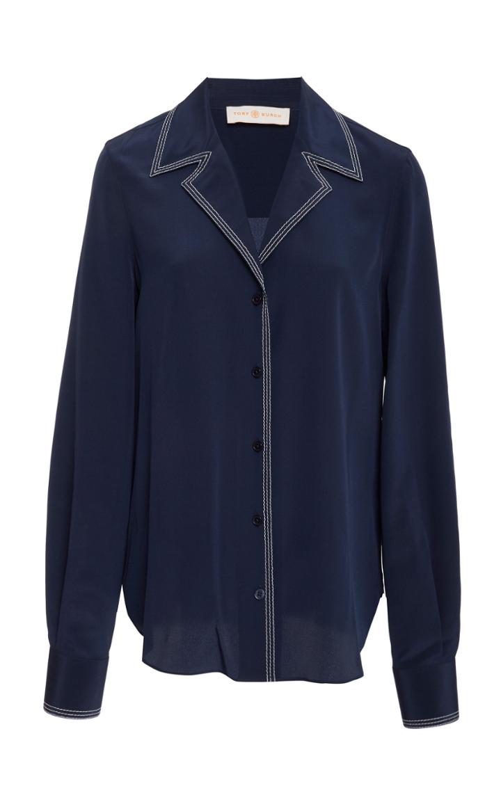 Tory Burch Judy Collared Shirt