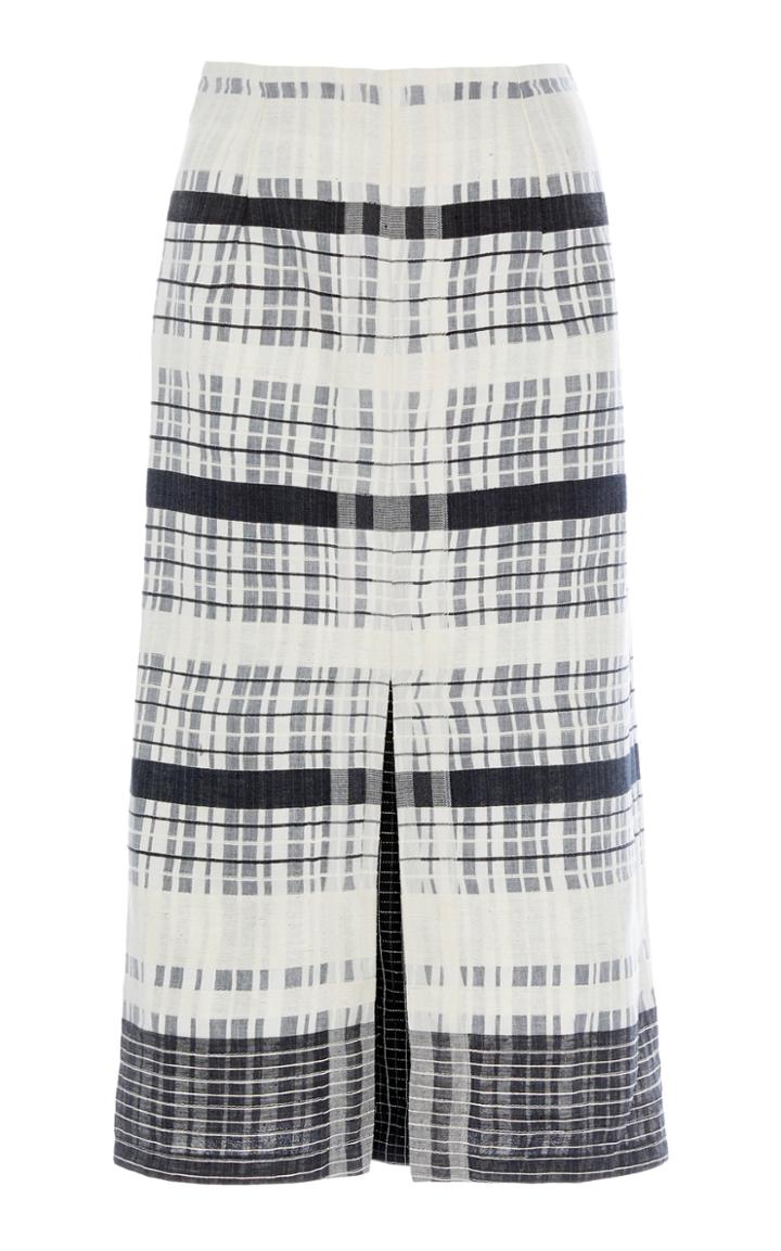 Rahul Mishra Multi Picking Slit Skirt