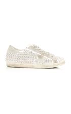 Golden Goose Superstar Distressed Studded Suede And Leather Sneakers