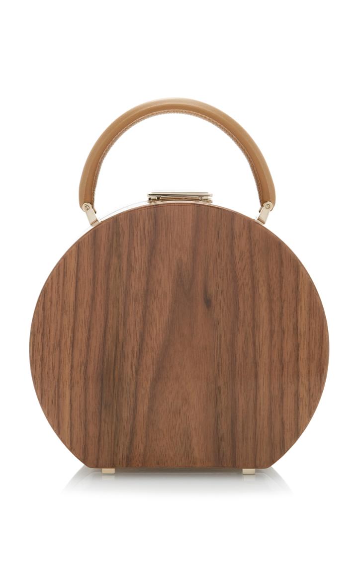 Buwood Bumi18 Walnut Wood Top Handle Bag