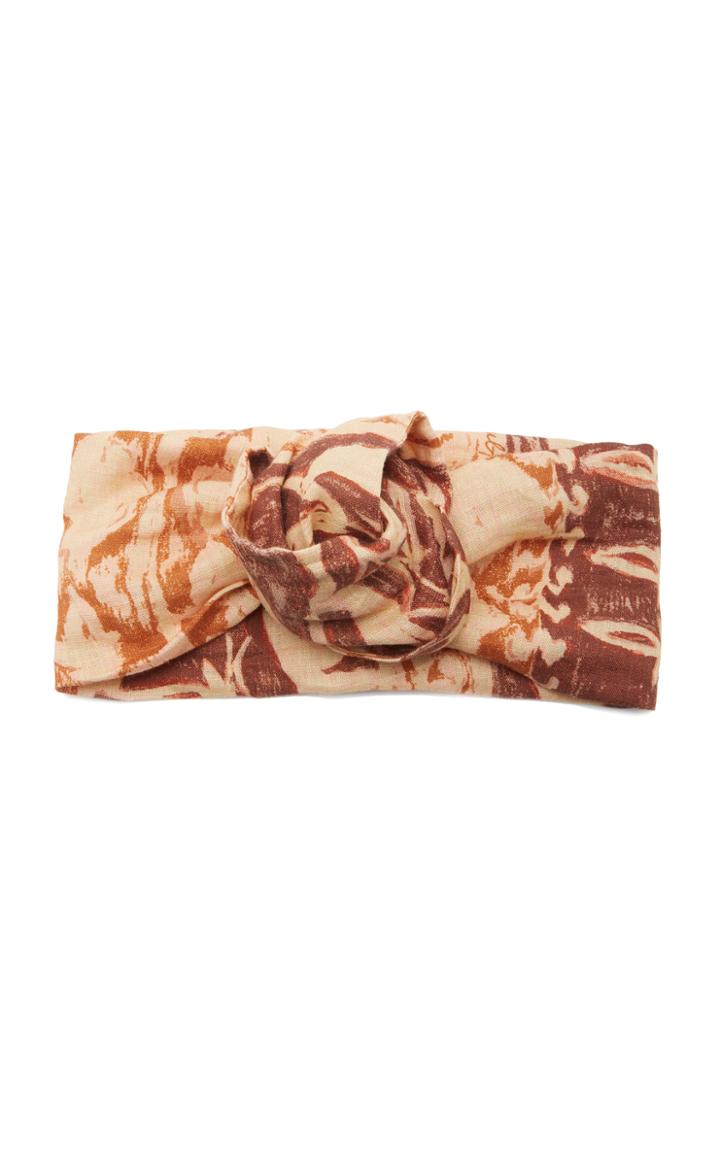 Cult Gaia Linen Turban Headband