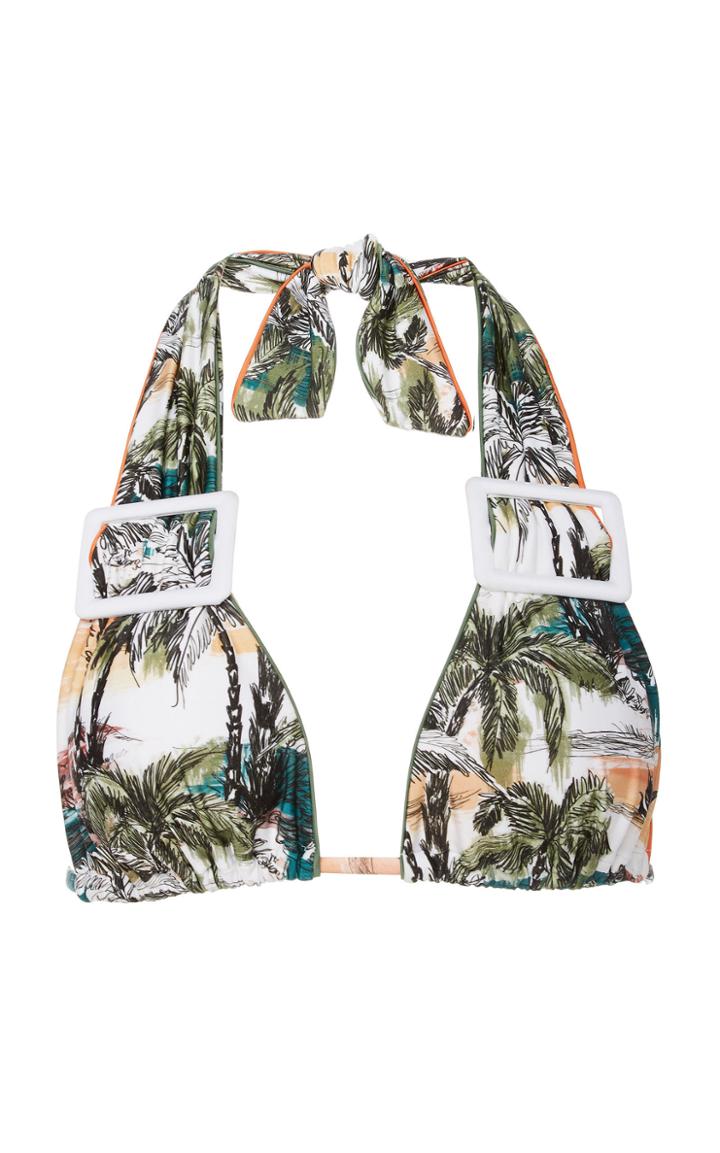 Agua De Coco Buckled Bikini Top