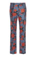 Delpozo Skinny Floral Jacquard Pants