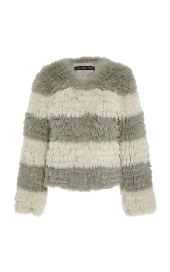 Pologeorgis The Rory Striped Fox Jacket